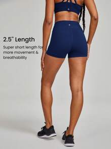 GLOWMODE 2.5" FeatherFit™ Ultra-Short Anti-Slip Biker Shorts Low Impact Casual Daily Gym Summer Workout