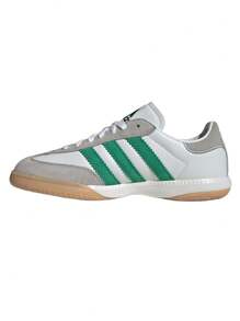 Adidas Unisex SAMBA MN - FTWWHT GREEN GUM3 - View 3