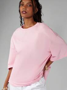 MISSGUIDED Camiseta de verano oversize con estampado de limón, de alta moda, estilo gráfico urbano, casual de fin de semana, con diseño de declaración en la espalda, ropa de resort