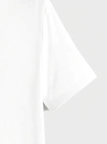 Manfinity BRENVOR 3pcs Pack Men Casual Solid Color Short Sleeve T-Shirt, For Going Out, For Friends - Khaki - View 6