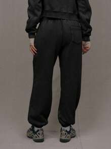 MUSERA Gewaschene Jogginghose mit Kordelzug an der Taille, lässiger Sommerurlaubs-Flughafen-Look im 90er-Jahre-Stil, süßer Y2K-Aktivoutfit für Flughafen, Abschluss, Rückkehr zur Schule, Lehreroutfits für Frauen, Rückkehr zur Schule Herbst, Winter, Weihnachten