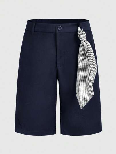 Street Life Men's Casual Slanted Pocket Straight Leg Shorts, Summer Street Style