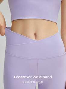 GLOWMODE 4.3" FeatherFit™ Crossover Cutie Biker Shorts Low Impact Cycling Running Gym Workout Summer