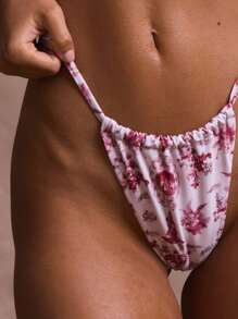 Musera Resort Floral Triangle Bikini Bottoms Summer, Ibiza Fits, Holiday, Vacation, Sexy, Romantic, Beach Swim Elegant Festival Sagrada Western