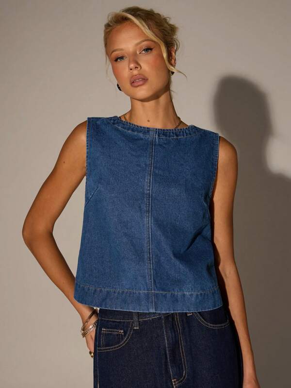 SHEIN Forever 21 Spring&Summer Women Romantic/Prom/Formal/Birthday/90s Clothes/Business Casual Woman/Elegant/Western Wear/Going Out/Fashion/Casual/Y2k Clothes/Club/Office /Cocktail/Vintage/Bodycon/Rave Outfits Festival/Funny/Classy/Old Money/Streetwear/Vacation Outfits/Country Concert Outfit/Work Clothes /Modest/Spring Break/Bachelorette Outfits/Concert/Baddie/Basic/Graduation/A Line/Cowgirl Outfits/Sleeveless/Denim Top