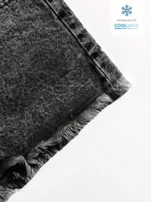 GlowEve 女式口袋磨边休闲百搭牛仔短裤