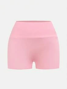 SHEIN Girlism 少女初秋/春季休闲三件套：拉链立领紧身长袖上衣、无袖短款背心和运动短裤。买一送三套装，返校装，可爱，适合节日家庭户外春季野餐日常穿着，适合各种场合 - 粉色 - 查看 5