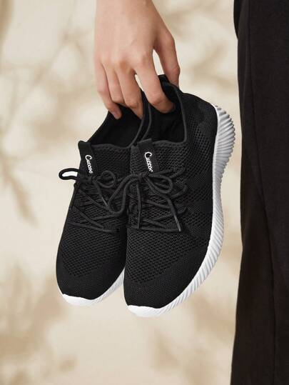 CUCCOO BASICS Lace-Up Front Running Shoes For Summer Vacation Shoes Summer Sports Shoes Casual Shoes Back To School Shoes College Student Shoes Spring Shoes Easter Trainers Back To School