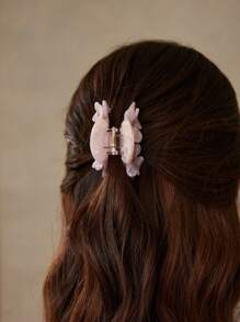 MOTF PREMIUM RHINESTONE DETAIL STEREO FLORAL HAIR CLAW - Purple - View 9