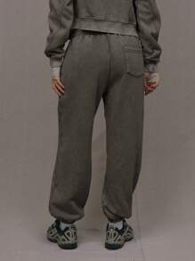 MUSERA Pantalones jogger con cintura con cordón, lavados, casuales para vacaciones, aeropuerto, verano, activos, graduación, maestros para mujeres, de vuelta a la escuela, otoño, invierno, Navidad, Acción de Gracias