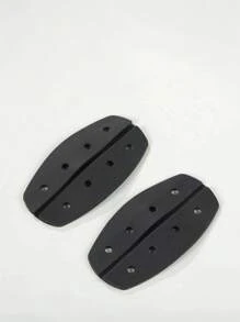 SHEIN Clips de tirantes de silicona para sujetadores, color nude/blanco/negro, almohadillas para los hombros antideslizantes, protector de tirantes de sujetador suave e invisible (con agujeros)
