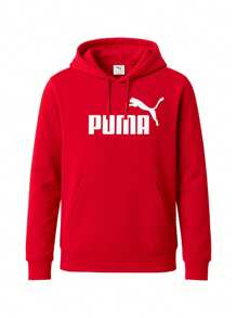 Puma ESS No. 1 Logo HoodieFor All Time - Red - View 1