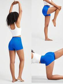 GLOWMODE 2.5英寸FeatherFit™超短防滑短褲，低強度休閒日常健身夏季運動