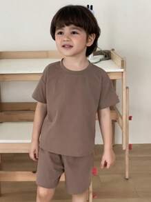 DAZY Kids Fall Outfits, Toddler Boys T-Shirt Set