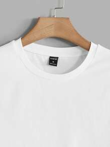 HIMLAND 3 pezzi Confezione T-shirt casual a maniche corte in maglia tinta unita da uomo