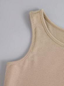 INAWLY Solva Camiseta sin mangas de mujer de talla grande con estampado de eslogan y fruta, informal para verano