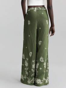 Ontre 2025 秋冬女装、秋冬女装、女士冬装、返校装、万圣节、圣诞节、商务休闲、复古、优雅、百搭、基本款服装、纳什维尔服装、花卉刺绣、口袋、褶皱、阔腿、宽松休闲裤、优雅派对礼服、适合独立日、海滩度假、毕业典礼、婚礼嘉宾、阵亡将士纪念日、舞会、百搭日常通勤、女士沙滩裤