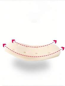SHEIN Clips de tirantes de silicona para sujetadores, color nude/blanco/negro, almohadillas para los hombros antideslizantes, protector de tirantes de sujetador suave e invisible (con agujeros)
