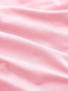 SHEIN MOD Set de 2 piezas Atuendo de mujer con flor 3D rosa y lindas, outfit para el Día de San Valentín, ropa para una cita