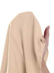 Manfinity Homme Men's Plain Single-Breasted Casual Short Sleeve Shirt Beige Shirt Men Cream Shirt Men Men Cream Shirt Beige Button Up Men Men Beige Button Up Shirt - Apricot - View 5