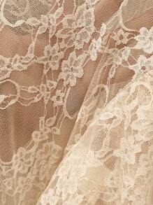 SHEIN Casual Lace Flounce Sleeve Maternity T-Shirts Babydoll Top For Summer