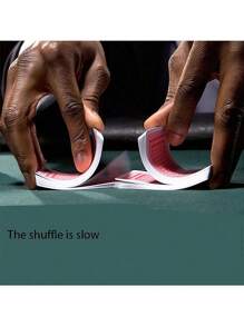 洗牌机 2/4 副牌自动电动扑克牌洗牌机电池供电扑克洗牌机适合家庭聚会游戏 - 彩色 - 查看 11