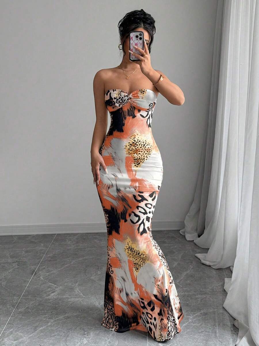 cocktail dress white Elegant Off-Shoulder – KOCKU Size:40x34 Slim Mermaid High Neck Royal DSAllSpring