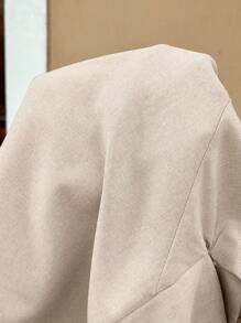 SHEIN 孕妇V领蝙蝠袖短袖休闲衬衫，夏季