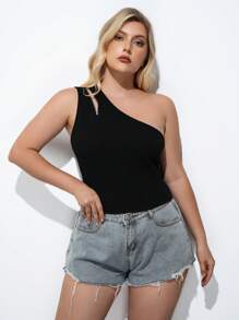 Maija 大码女式纯色不对称领拉链无袖上衣，秋季返校季返校节优雅复古风，适合老派富家女、教师等多种场合，浪漫、时尚、百搭；舒适、时尚、优雅、休闲、简约日常穿搭、必备单品、纯色、假日休闲、得体、单身女士、优雅时尚商务休闲女式外出上衣