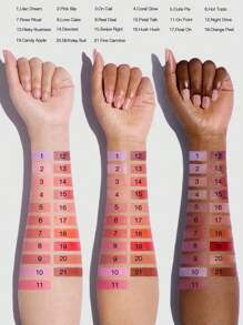 SHEGLAM Color Bloom Liquid Blush Matte Finish- Gel Cream Blush Long Lasting Non-Fading Highly Pigmented Lightweight Long Wear Smooth Blusher Pink Brown Blush Brand Beauty Makeup Face Paint Cosmetic For Women Girls Perfect For Winter Spring Ideal For Y2K Fancy Fashion Suitable For Birthday Gift Party Ready Best Color - Risky Business - View 6