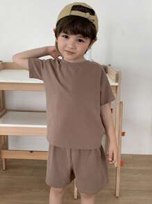 DAZY Kids Fall Outfits, Toddler Boys T-Shirt Set