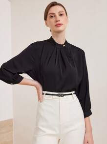 MOTF PREMIUM RHINESTONE DECORATION THIN BELT - Black - View 3