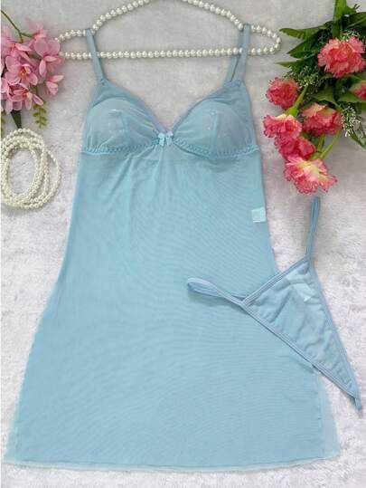 Seduluxe Women Mesh Wireless Verleidelijke Lingerie Camisole Going Out view 3