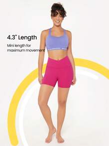 GLOWMODE Shorts De Ciclismo Y Carrera Transpirable Con Cruce Featherfit™ Crossover Cutie De 4,3 Pulgadas Para Entrenamiento En El Gimnasio