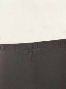 Sparklyn 3件套幼儿女童简约休闲纯色针织短款紧身裤，春夏