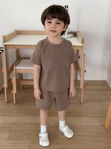 DAZY Kids Fall Outfits, Toddler Boys T-Shirt Set