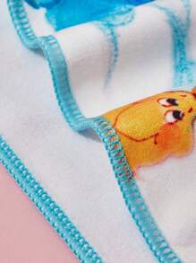 SHEIN X Care Bears 1pc Rainbow Cloud & Bear Pattern Absorbent Soft Quick-Dry Beach/Bath Towel, Suitable For Vacation - Multicolor - View 7