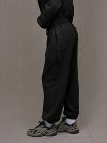 MUSERA Gewaschene Jogginghose mit Kordelzug an der Taille, lässiger Sommerurlaubs-Flughafen-Look im 90er-Jahre-Stil, süßer Y2K-Aktivoutfit für Flughafen, Abschluss, Rückkehr zur Schule, Lehreroutfits für Frauen, Rückkehr zur Schule Herbst, Winter, Weihnachten