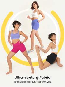 GLOWMODE Shorts De Ciclismo Y Carrera Transpirable Con Cruce Featherfit™ Crossover Cutie De 4,3 Pulgadas Para Entrenamiento En El Gimnasio