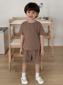 DAZY Kids Fall Outfits, Toddler Boys T-Shirt Set