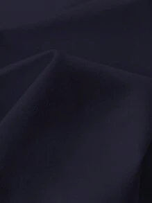 女士字母和草莓印花圆领短袖休闲 T 恤图案 T 恤女式上衣 - 藏蓝色 - 查看 6