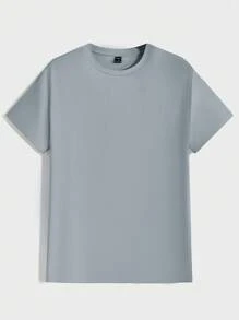 Manfinity BRENVOR 3pcs Pack Men Knitted Casual Short Sleeve T-Shirt, For Going Out, For Friends