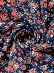 SHEIN Clasi Women's Casual Knitted Midi Dress With Flared Hem And V Neckline For Everyday Style