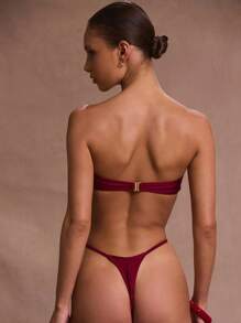 Musera Resort Plunge Bandeau Bikini Top Summer, Ibiza Fits, Holiday, Vacation, Sexy, Romantic, Beach Swim Elegant Festival Sagrada