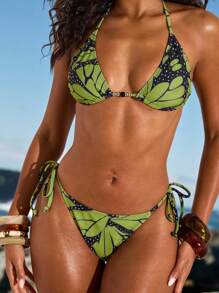 Opulessa 女士花卉印花泳衣套装，度假海滩 - 彩色 - 查看 5