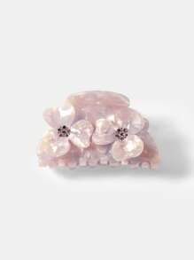 MOTF PREMIUM RHINESTONE DETAIL STEREO FLORAL HAIR CLAW - Purple - View 2