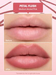 SHEGLAM Cloudline Blur Lip Liner-Petal Flush Brand Beauty Makeup Face Paint Cosmetic For Women Girls Perfect For Fall Winter Ideal For Y2K Fancy Fashion Suitable For Birthday Christmas Present Party Ready Best Color