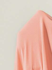 JNSQ Back To School Clothes, Tween Boys Outdoor Sports Short Sleeve Shorts Uniform T-Shirt Set Children's Round Neck Patchwork Contrast Color Funny Letter Print Outdoor Sports Short Sleeve Jersey Set - Orange - View 13