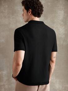 Manfinity Homme New Fashionable Color Blocking Design Men Casual Business Cardigan - Multicolor - View 2