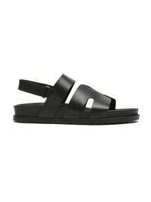 brave soul Cut Out Detail Sandals With Strap - Black - View 1